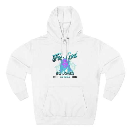 Unisex Hoodie John 3:16 White