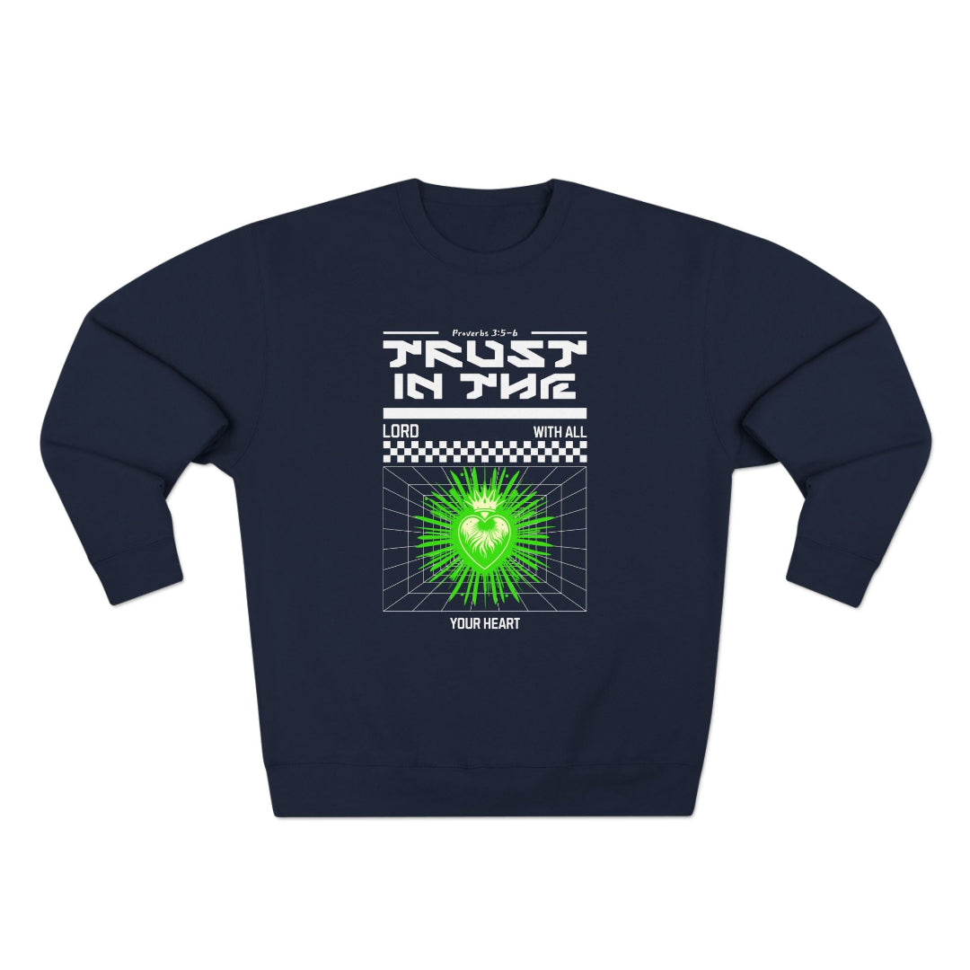 Unisex Sweatshirt Proverbs 3:5-6 BLUE