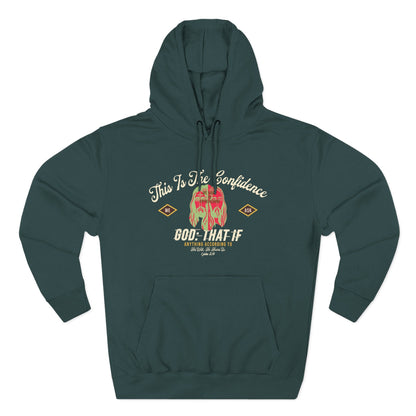 Unisex Hoodie 1 John 5:14 GREEN
