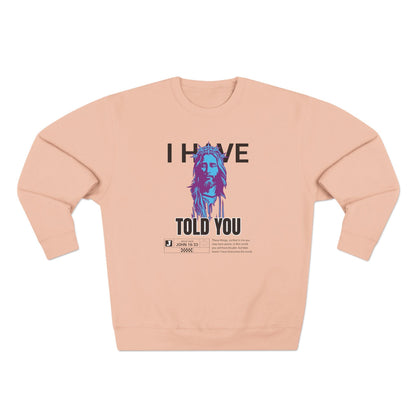 Unisex Sweatshirt John 16:33 PINK