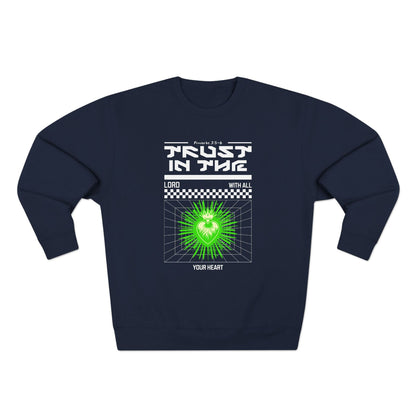 Unisex Sweatshirt Proverbs 3:5-6 BLUE