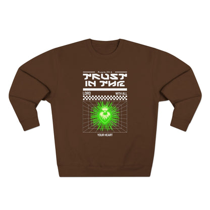 Unisex Sweatshirt Proverbs 3:5-6 BROWN